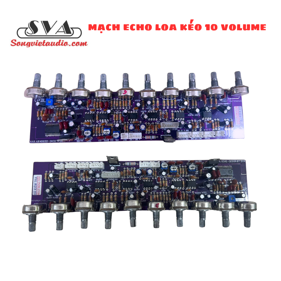 MẠCH MUSIC ECHO CHO LOA KÉO (10 VOLUME)