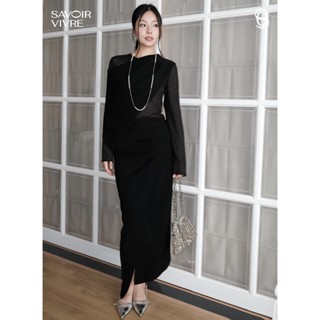  Áo tay thun phối đáp ngoài Liberté Top Herzigroom - A3793 