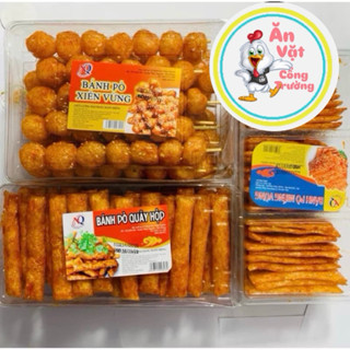 Sỉ hộp bánh quẩy bò ngọc quỳnh cay ngọt nhẹ, bánh bò cay, bánh quẩy bò ngọc quỳnh