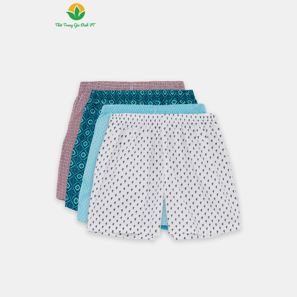 Quần short nam , quần đùi nam cotton mặc nhà ngủ thoải mái thời trang Việt Thắng - Q01.2439