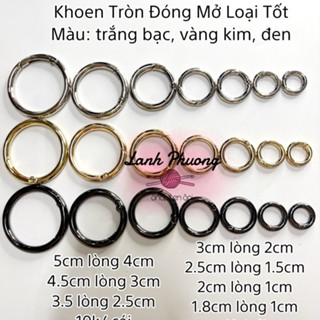 Khoen Tròn Làm Túi Đóng Mở (2 cái)