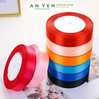 RUY băng lụa 1cm , 2cm, 5cm bọc quà dài 25-23m