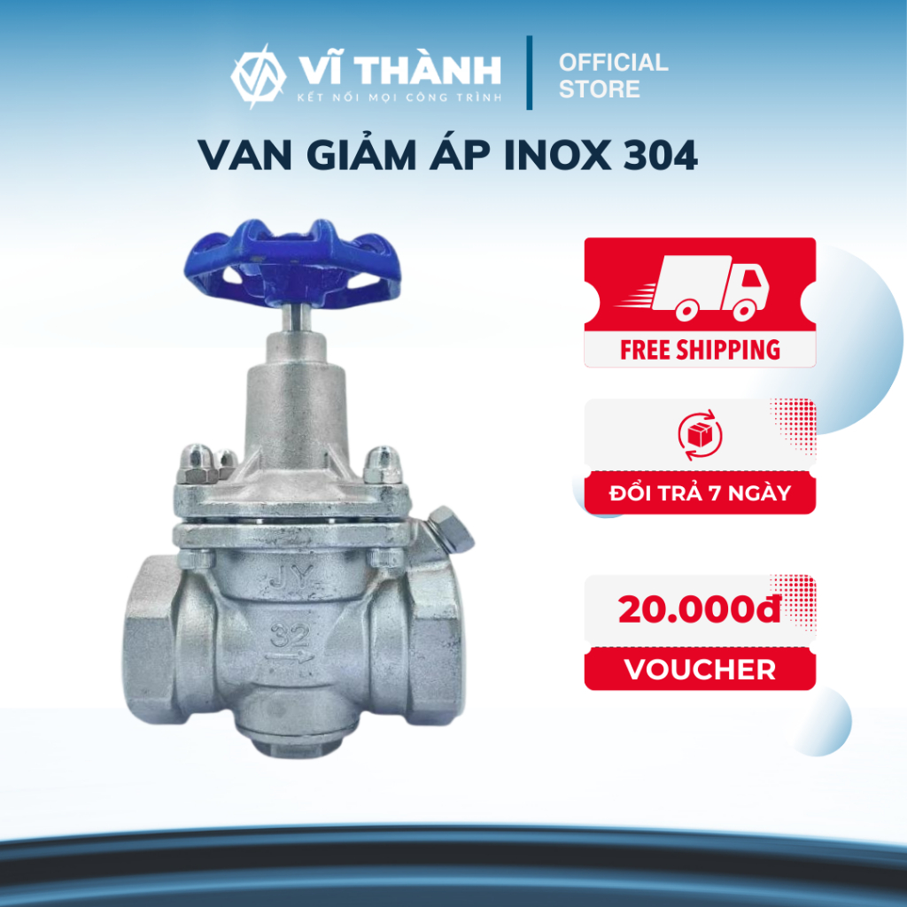 Van giảm áp INOX 304 DN15-DN50