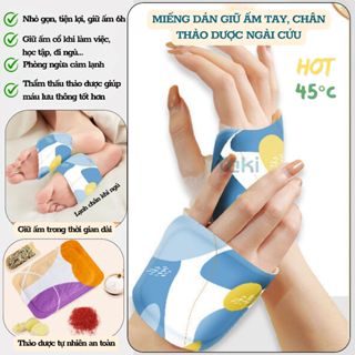 Combo 40 Miếng dán giữ ấm chân, giữ nhiệt 6h bàn tay thành phần Ngải Cứu ngăn ngừa cảm lạnh