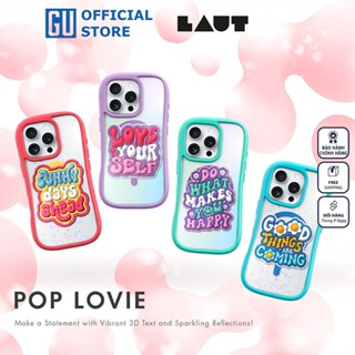Ốp Lưng LAUT POP LOVIE Cho iPhone 16 Pro Max Mặt Lưng 3D Sống Động Phản Chiếu Ba Chiều Trên Bề Mặt Trong Suốt Như Pha Lê