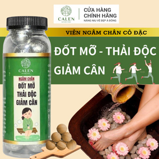 Viên sủi ngâm chân thải độc giảm cân Calen giúp đốt mỡ,  đào thải mỡ thừa, mỡ đùi, mỡ bụng lâu năm hiệu quả lọ15v