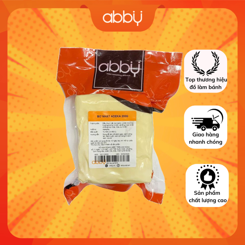Bơ Lạt Adeka 200g