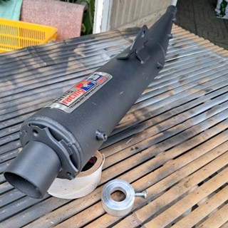 Pô UMA V4 họng 49 Móc Nỉ (Kèm Tiêu) luôn cổ cho Sirius Wave