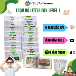 Sách - Trọn bộ Little Fox Level 1 - Single Stories, Who Am I, Bat and Friends...kèm Video và Audio