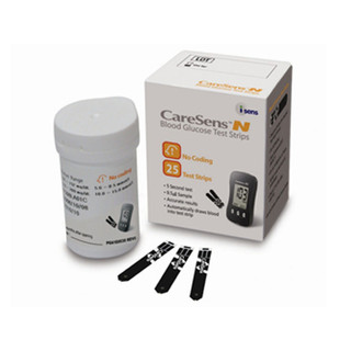 Que thử đường huyết Caresen N lọ 25 que( hàng chính hãng)
