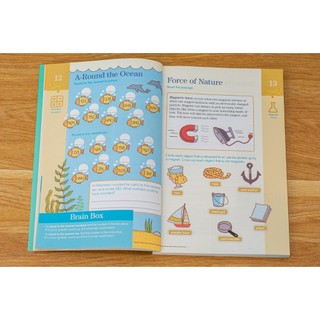 Sách Summer brain quest grade 3&4 Sách tiếng Anh rèn luyện tư duy cho bé 8 - 9 tuổi Á Châu Books