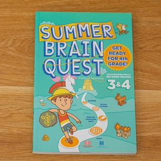Sách Summer brain quest grade 3&4 Sách tiếng Anh rèn luyện tư duy cho bé 8 - 9 tuổi Á Châu Books