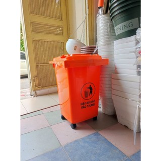 Thùng rác có bánh xe 60 lít