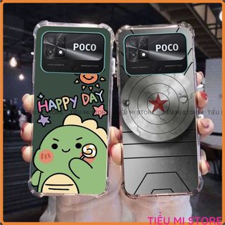 Ốp lưng Xiaomi Redmi 10C / Poco C40 dẻo trong chống sốc in hình phong cảnh , sắc nét đẹp