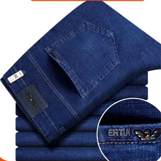  Quần Bò Nam Trung Niên Dáng Thụng Chất Co Giãn Đẹp Big Sai 100kg Hàng Quảng Châu 