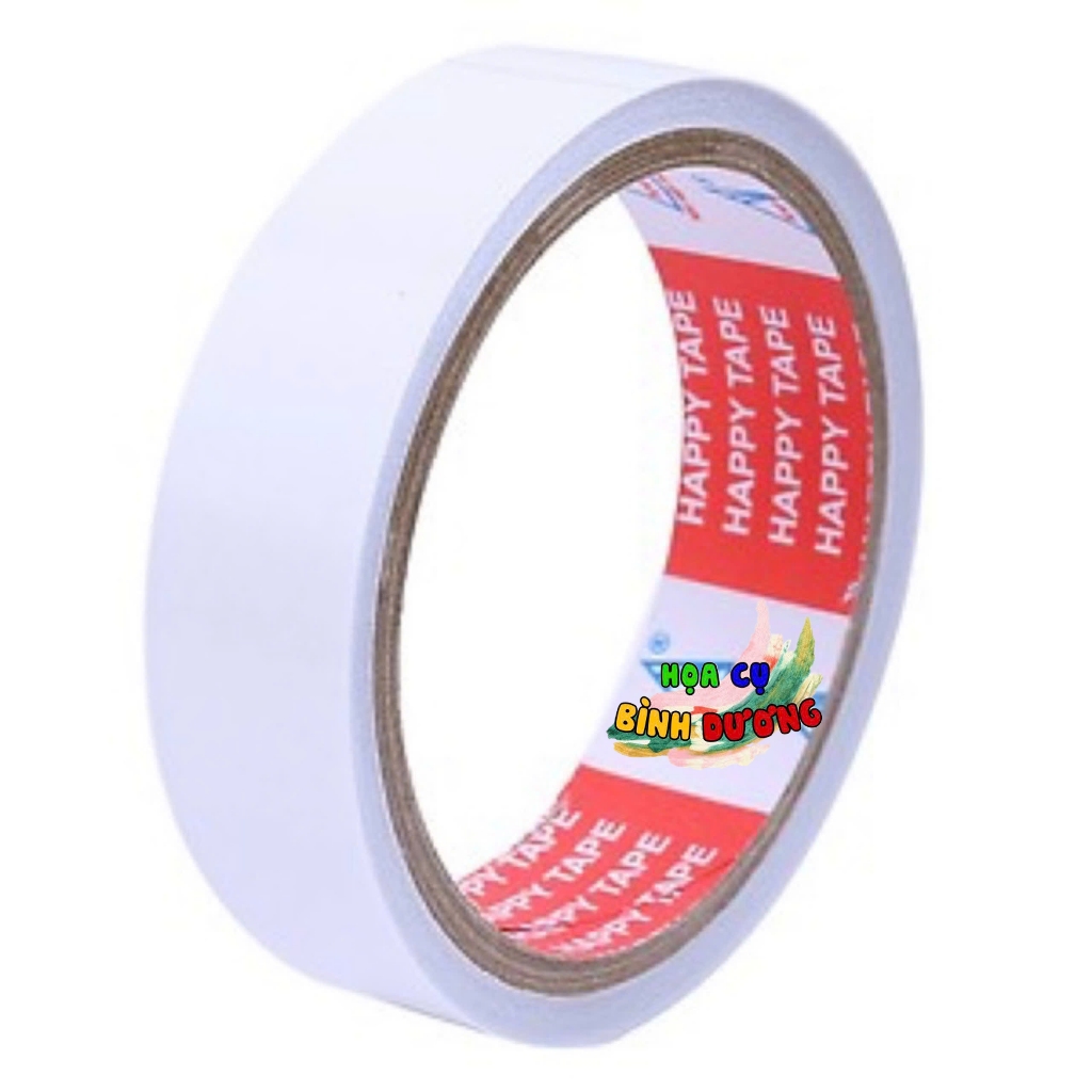 combo 5 cuộn băng keo 2 mặt 1.2cm