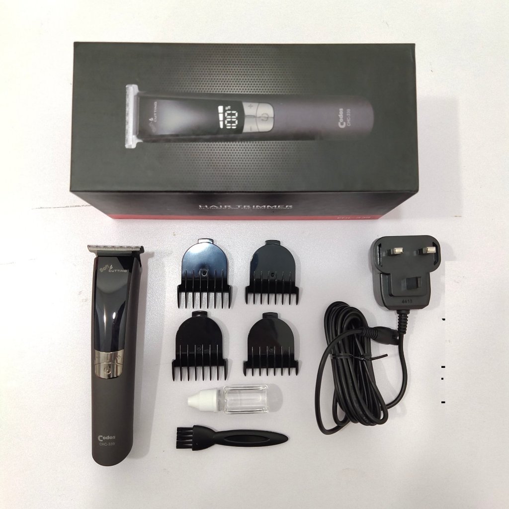 Tông Đơ Cắt Tóc Chấn Viền Cạo Sát Codos CHC 339 Chính Hãng MPSS