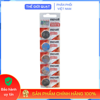[HỎA TỐC] Pin nút áo CR2016 Maxell 3V Smartkey - Hàng chính hãng