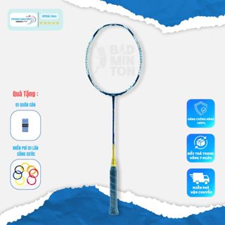 Vợt Cầu Lông IXE God War Bản Xanh Màu Đen-Đế Đen Chính Hãng Căng Dây Sẵn 10.5Kg Tặng1Quấn Cán.Bh 3Th