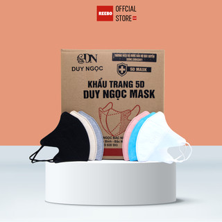 Thùng 400 chiếc khẩu trang 5D Duy Ngọc Chống Bụi Mịn Kháng Khuẩn