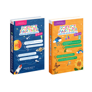 Sách Khám Phá Thế Giới Khoa Học Science Partner Sách tư duy cho trẻ 8-12 tuổi 2 cuốn Á Châu Books