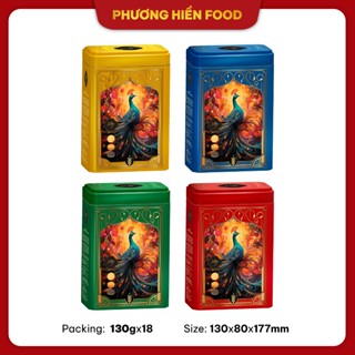 [Luckysun] Bánh quy hỗn hợp LuckySun hiệu Vfood 130g hộp thiếc nhập khẩu Thái Lan