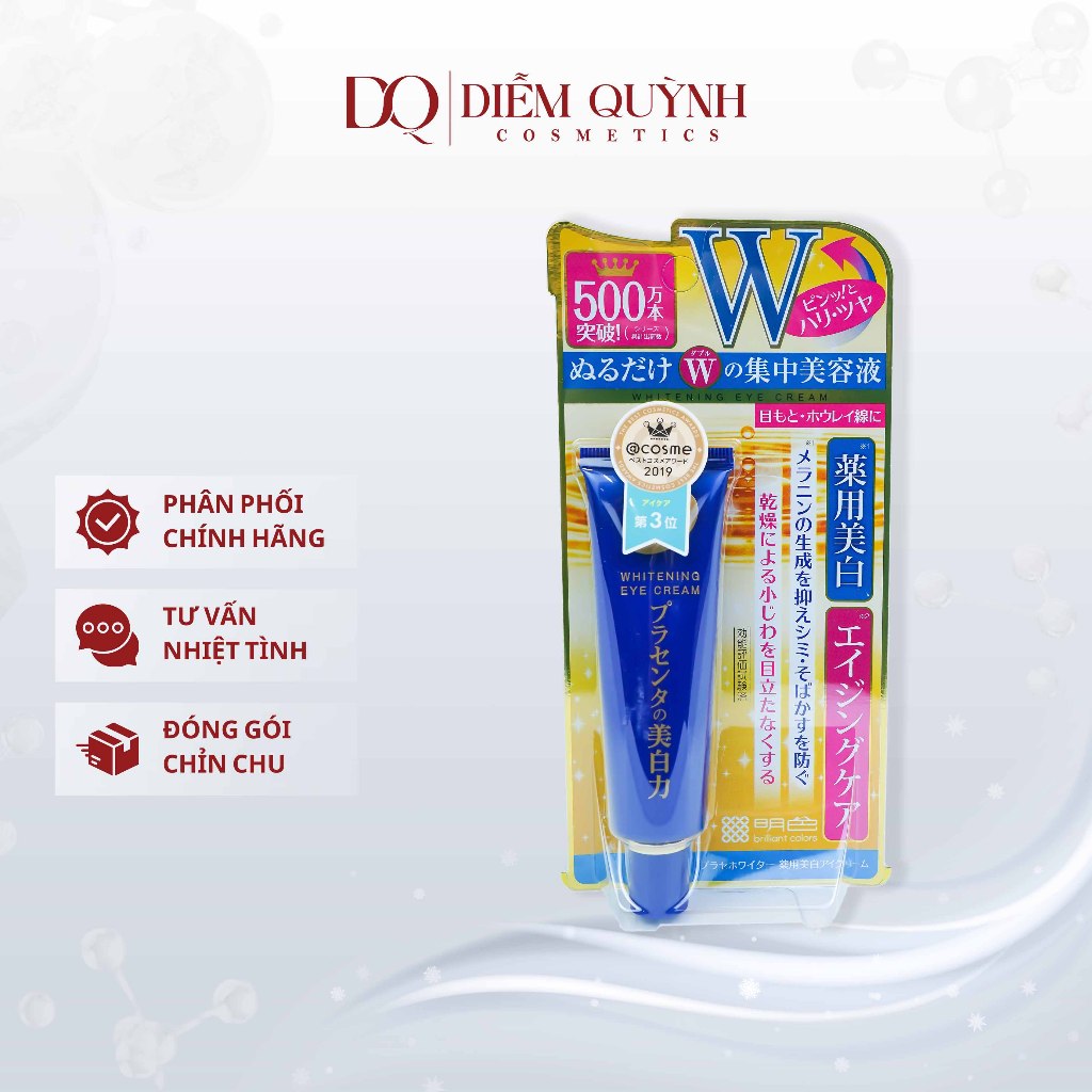 Kem chống nhăn, giảm thâm mắt Meishoku Whitening Eye Cream 30gr (mẫu mới)