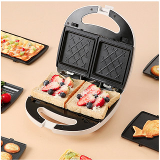 Máy Nướng Bánh Sandwich Nhiều Mẫu Khay Tháo Rời Nướng Bánh Mì Bánh Waffle Bánh Quế Nướng Thịt