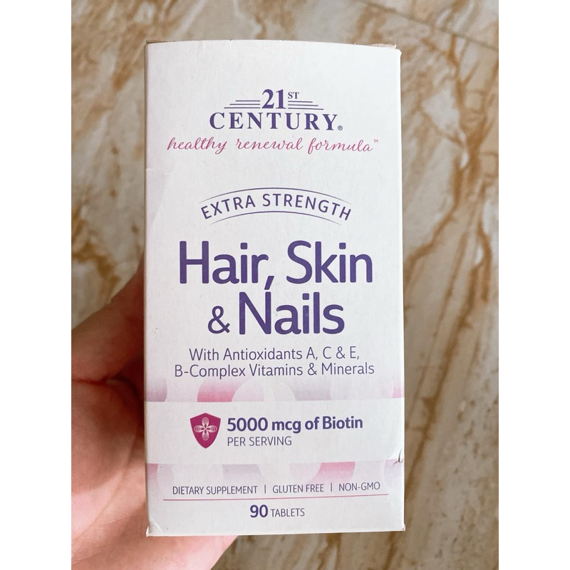 Viên uống đẹp da tóc móng Hair Skin Nails 21st Century