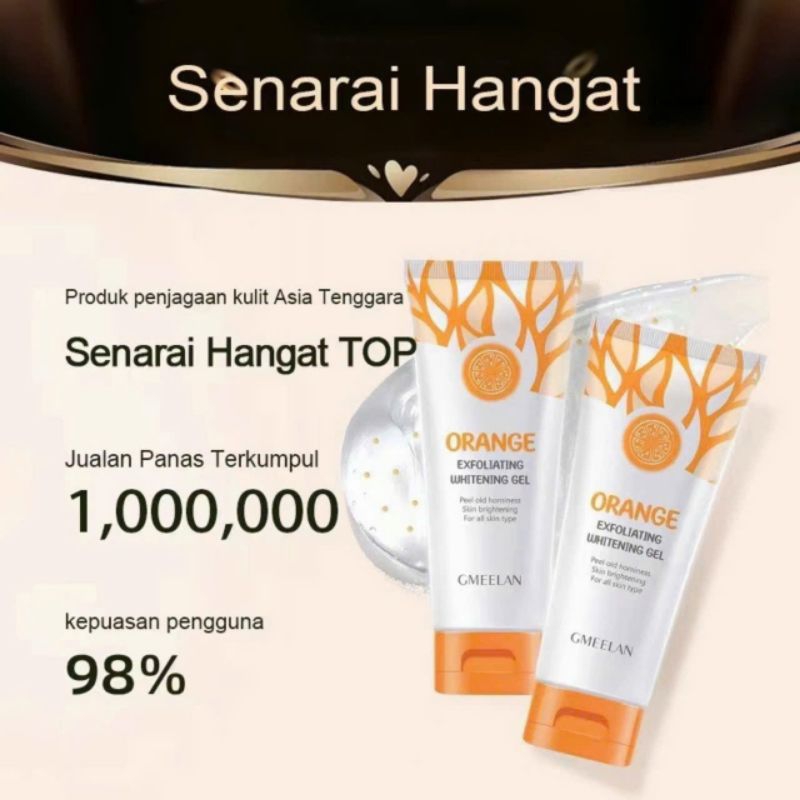 GEL TẨY TẾ BÀO CHẾT GMEELAN TÁC ĐỘNG CAM ENZYMES 50g - Tẩy Tế Bào Chết Mặt Cho Da Dầu Mụn