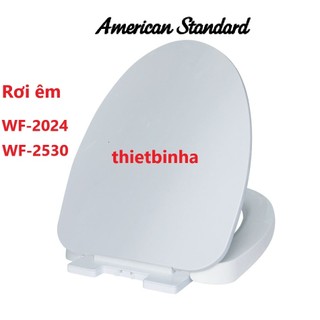 Nắp cầu american standard êm 491000s-wt dùng cho các bồn cầu vf-2024 , vf-2530, 2530wt