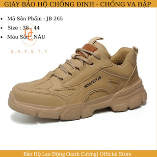 Giày Bảo Hộ Siêu Nhẹ JB 265 mũi thép chống va đập, đế chống đinh đâm xuyên