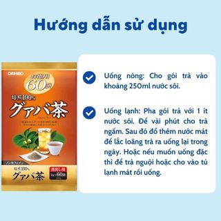 Trà ổi hỗ trợ giảm cân Orihiro