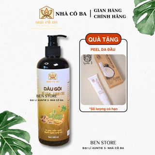 (HÀNG SẴN) DẦU GỘI NGĂN NGỪA GÀU NẤM NGỨA THẢO DƯỢC RỄ SÂM LINH CHI - HÀ THỦ Ô NHÀ CÔ BA