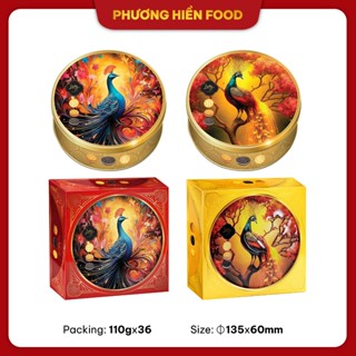 [Luckysun] Bánh quy hỗn hợp LuckySun hiệu Vfood 110g hộp thiếc tròn nhập khẩu Thái Lan