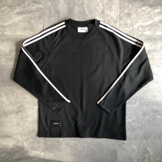 Áo sweater giữ nhiệt Streetwear 3 sọc Zoewatson Basic B1227 Buivintage, vải nỉ dày dặn siêu ấm.