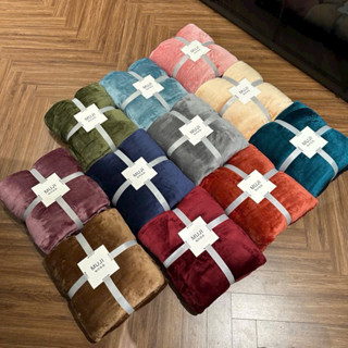 Chăn lông tuyết cao cấp Muji, mền lông tuyết xuất châu âu siêu mềm mịn, kích thước 2mx2m3