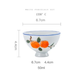 Chén Sứ Cảnh Đức Vẽ Tay 50 ml