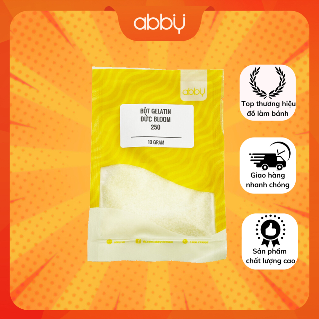 Bột Gelatin Đức Bloom 250 10g