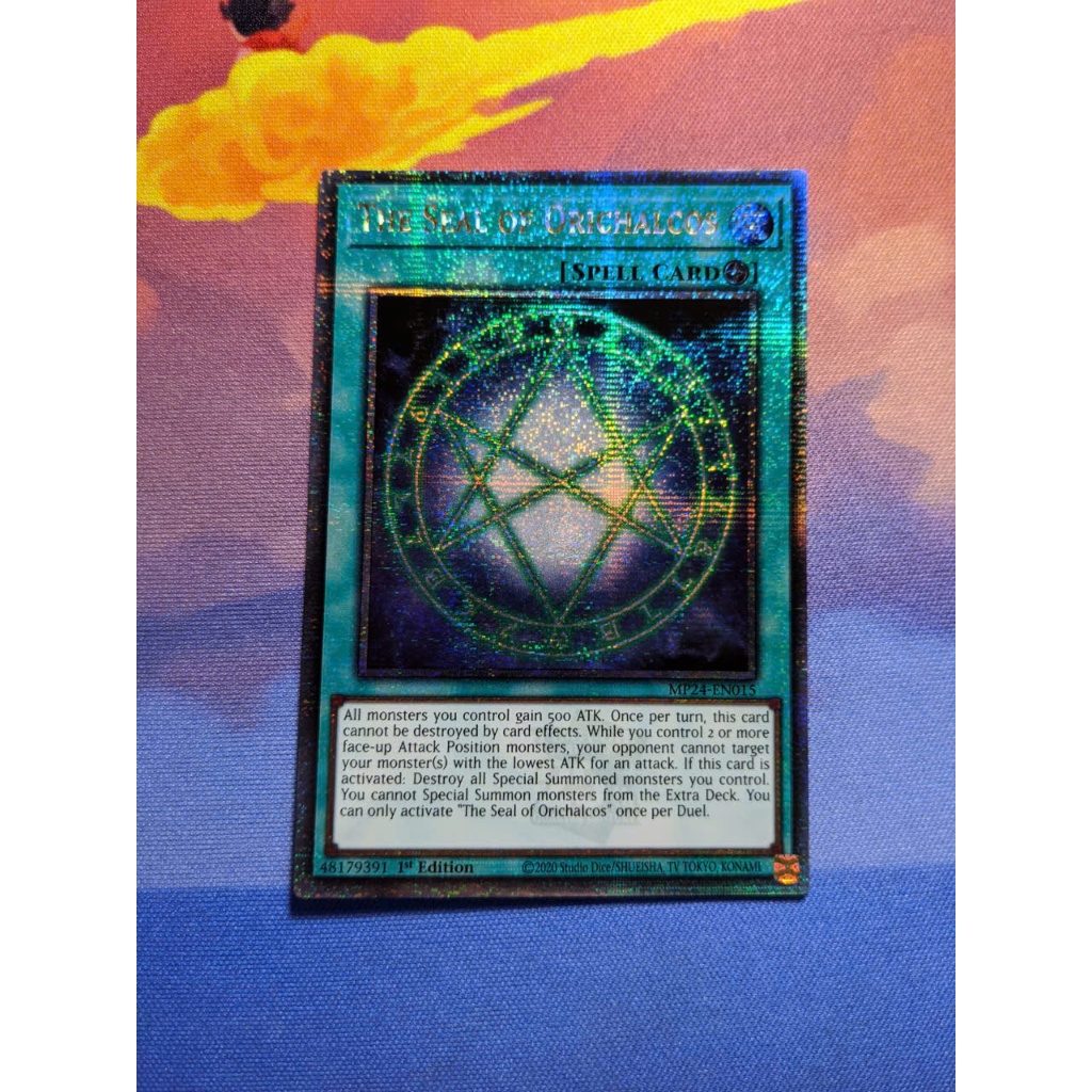 Lá thẻ bài The Seal of Orichalcos - MP24-EN015 - Quarter Century Rare 1st Edition