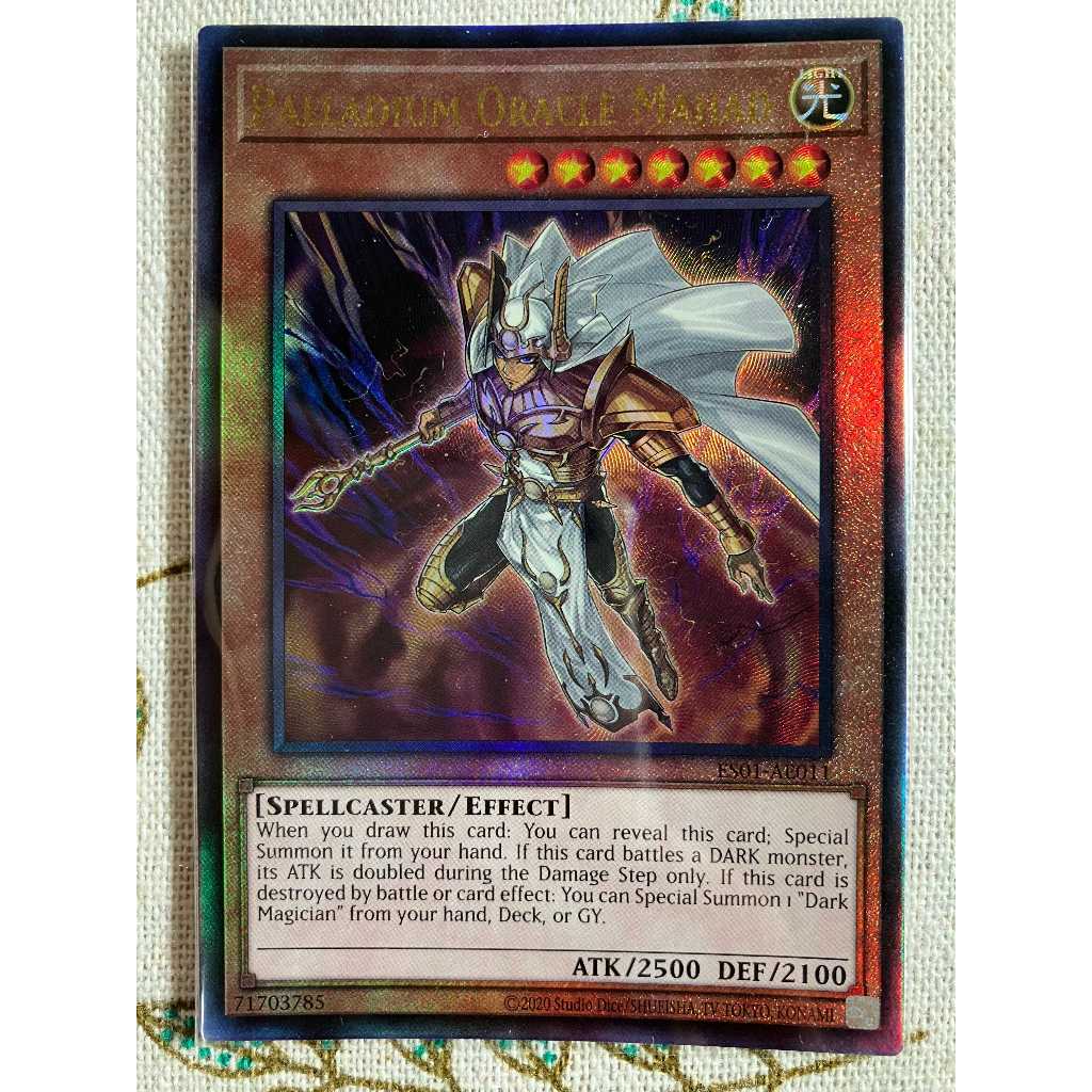 [LiLy_Yugioh] Lá bài ES01-AE011 Palladium Oracle Mahad (UL)