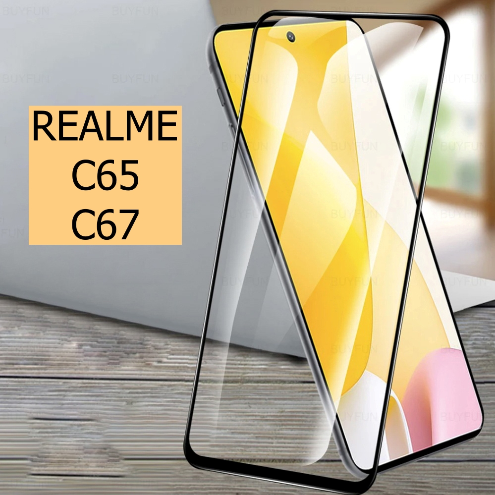 Miếng dán Realme C65/C67 cường lực Full màn hình cao cấp