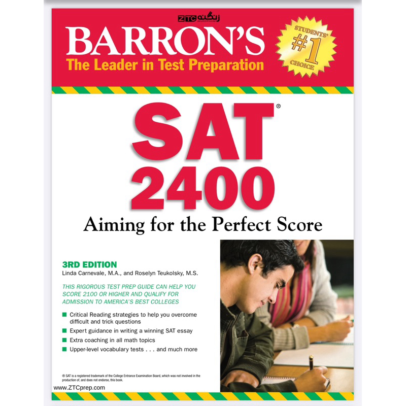 Sổ Barrons SAT 2400 bản photo gáy xoắn không màu + kèm files