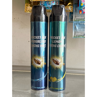 [ SIÊU RẺ ] Xịt côn trùng , xịt muỗi  Rocket hương chanh 660ml