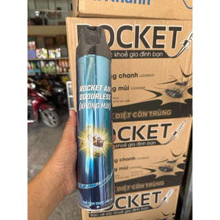 [ SIÊU RẺ ] Xịt côn trùng , xịt muỗi  Rocket hương chanh 660ml