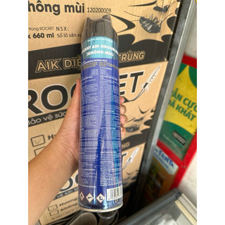 [ SIÊU RẺ ] Xịt côn trùng , xịt muỗi  Rocket hương chanh 660ml