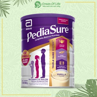  Sữa Pediasure Úc 850g vị Vani - Mẫu mới giảm 25% đường 