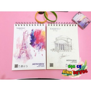 [Bình Dương] Sổ vẽ Takeyo A6/A5/A4/A3 (50 tờ,160gsm) - Sổ sketch Takeyo, vẽ chì