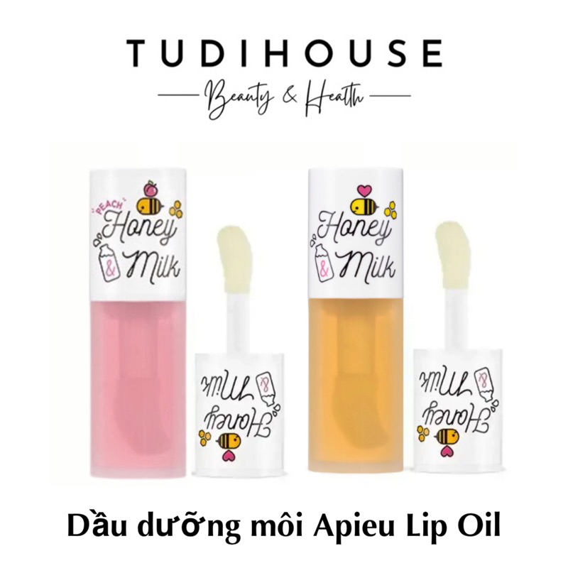 Dầu dưỡng môi Apieu Honey Milk Lip Oil