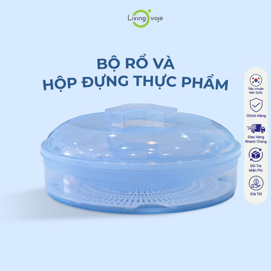 Bộ Rổ Và Hộp Đựng Thực Phẩm Đa Năng Living On